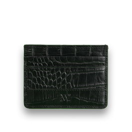Zoozie Bags 3420 Cartera de Piel Genuina Hecha a Mano, Negro, 10 x 7.5 cm